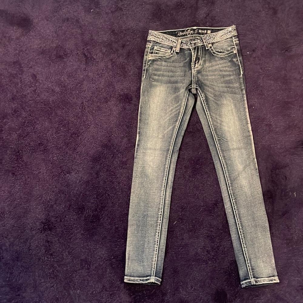 Trendy girls jeans with sparkles. Size 10, Excellent condition